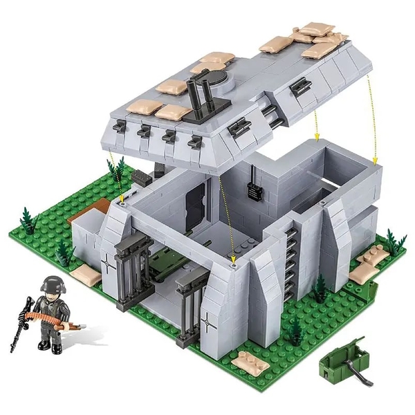 Конструктор Cobi Company of Heroes 3 Німецький дот, 642 деталей (COBI-3043) - Pampik - 4