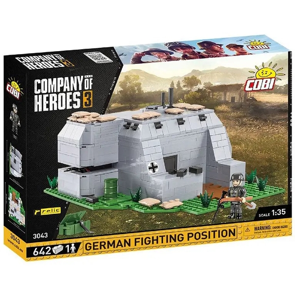 Конструктор Cobi Company of Heroes 3 Німецький дот, 642 деталей (COBI-3043) - Pampik