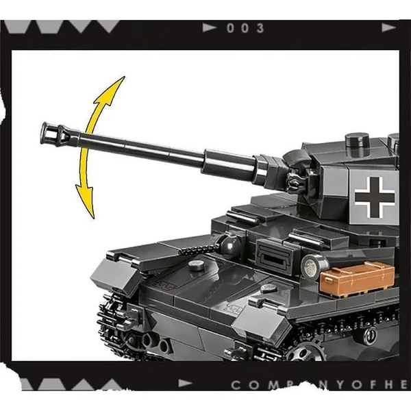 Конструктор Cobi Company of Heroes 3 Танк Panzer IV, 610 деталей (COBI-3045) - Pampik - 6