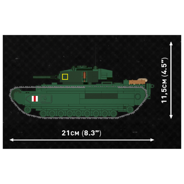 Конструктор Cobi Company of Heroes 3 Танк Mk III Черчилль, 654 деталей (COBI-3046) - Pampik - 6