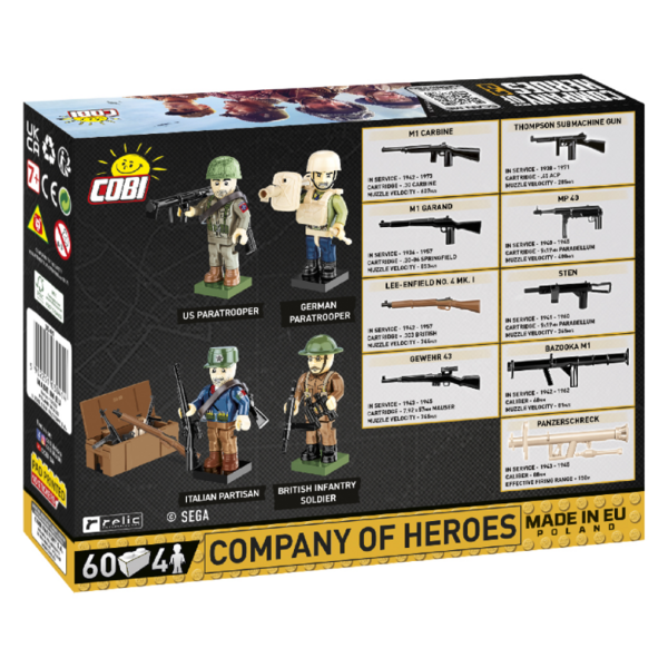 Конструктор Cobi Company of Heroes 3 Компанія героїв, 60 деталей (COBI-3041) - Pampik - 2