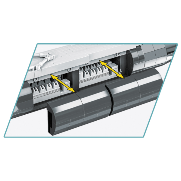 Конструктор Cobi Підводний човен Танг SS-306, 777 деталей (COBI-4831) - Pampik - 5