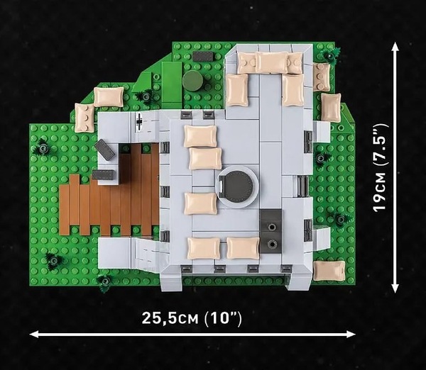 Конструктор Cobi Company of Heroes 3 Німецький дот, 642 деталей (COBI-3043) - Pampik - 11