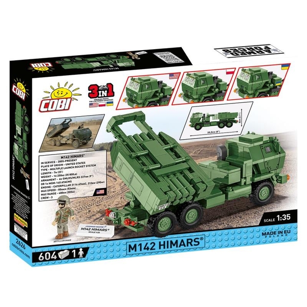 Конструктор Cobi РСЗВ Himars M142 (UA/PL/US), 604 детали (COBI-2626) - Pampik - 2