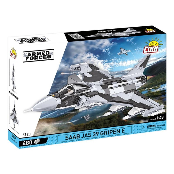 Конструктор Cobi Літак SAAB JAS 39 Gripen E, 480 деталей (COBI-5820) - Pampik