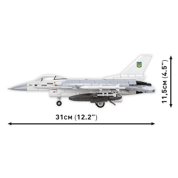 Конструктор Cobi Самолет F-16AM Fighting Falcon (UA), 500 деталей (COBI-5893) - Pampik - 8