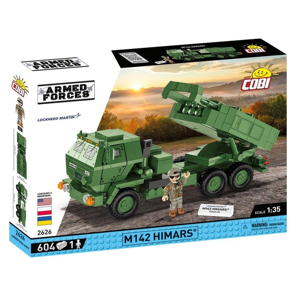 Конструктор Cobi РСЗВ Himars M142 (UA/PL/US), 604 детали (COBI-2626) - Pampik