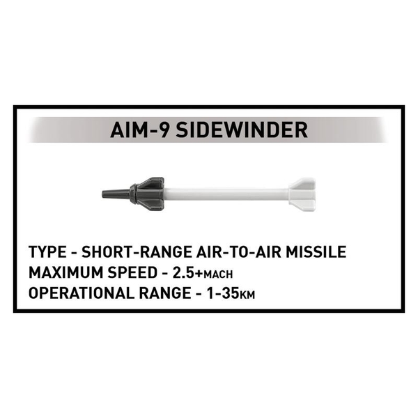 Конструктор Cobi Самолет F-16AM Fighting Falcon (UA), 500 деталей (COBI-5893) - Pampik - 10