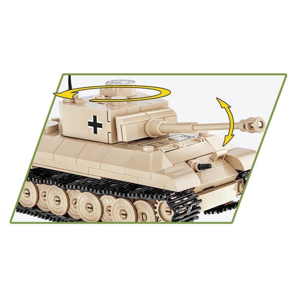 Конструктор Cobi Друга Світова Війна Танк Panzer V Пантера, 298 деталей (COBI-2713) - Pampik - 4