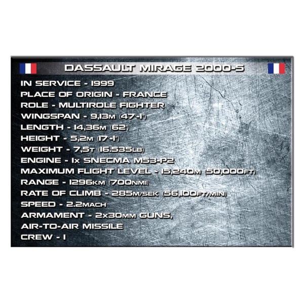 Конструктор Cobi Самолет Mirage 2000-5, 400 деталей (COBI-5801) - Pampik - 10