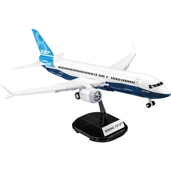 Конструктор Cobi Боінг 737-8, масштаб 1:110, 340 деталей (COBI-26608) - Pampik - 3