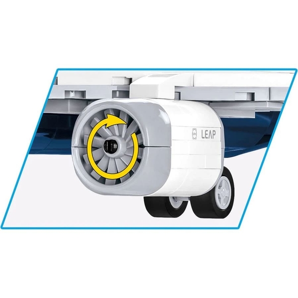 Конструктор Cobi Боінг 737-8, масштаб 1:110, 340 деталей (COBI-26608) - Pampik - 7