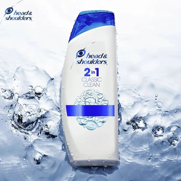 Шампунь проти лупи та бальзам-ополіскувач Head & Shoulders Основний Догляд 2 в 1, 360 мл - Pampik - 3