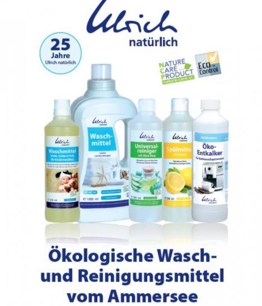 Органічний дезінфікуючий кондиціонер для білизни Ulrich Naturlich 3в1 Нейтральний, 1 л - Pampik - 2