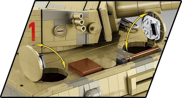 Конструктор Cobi PzKpfw VI Тигр 131, масштаб 1:12, 8000 деталей (COBI-2801) - Pampik - 12