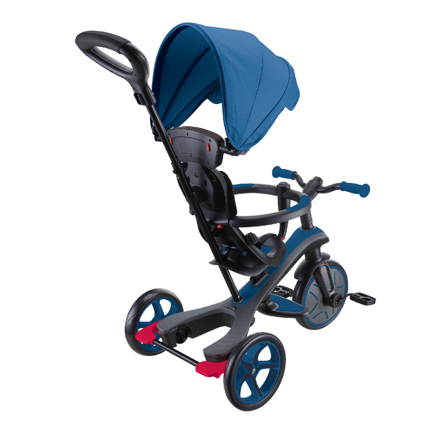Велосипед дитячий Globber Explorer Trike 4в1, синій (634-100) - Pampik - 4