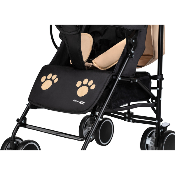 Прогулянкова коляска-тростина FreeON Simple Black-Yellow, чорний з жовтим (48570) - Pampik - 5