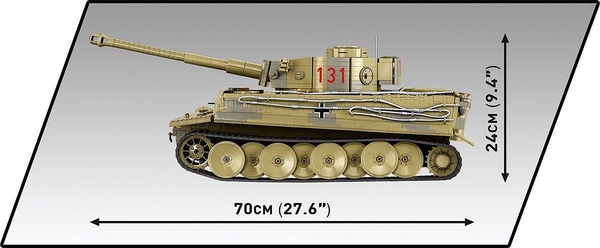 Конструктор Cobi PzKpfw VI Тигр 131, масштаб 1:12, 8000 деталей (COBI-2801) - Pampik - 15
