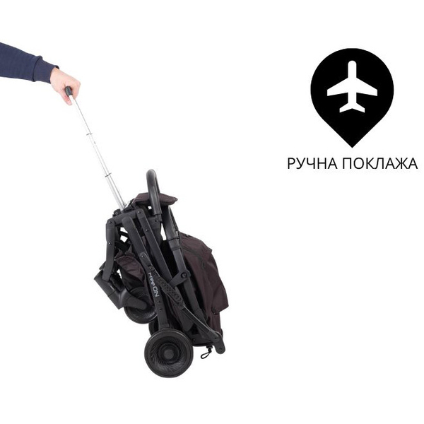 Прогулочная коляска FreeON Diamond Black (38213) - Pampik - 8