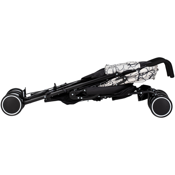 Прогулянкова коляска-тростина FreeON Simple Black-White, чорний з білим (48549) - Pampik - 6