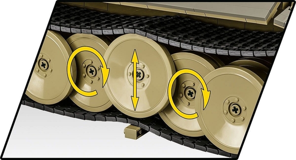 Конструктор Cobi PzKpfw VI Тигр 131, масштаб 1:12, 8000 деталей (COBI-2801) - Pampik - 9