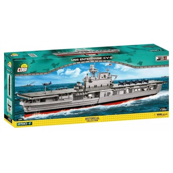 Конструктор Cobi Авіаносець Ентерпрайз, 2510 деталей (COBI-4815) - Pampik