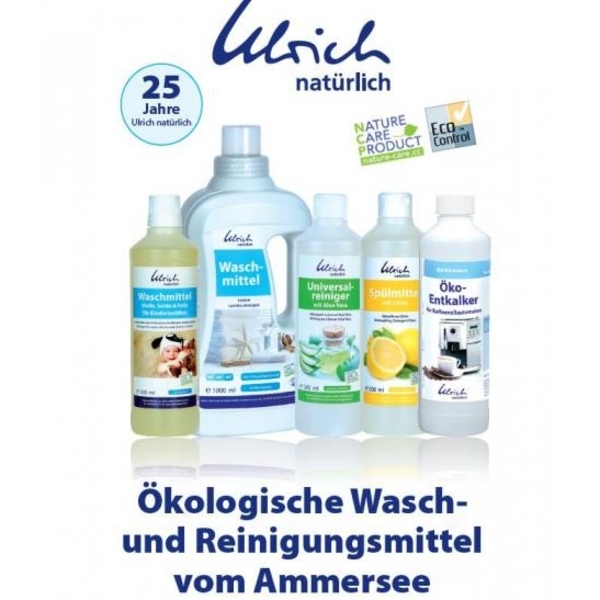 Рідкий органічний засіб для прання Ulrich Naturlich Нейтральний, 1 л - Pampik - 2
