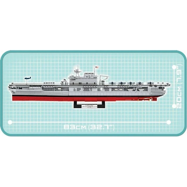 Конструктор Cobi Авіаносець Ентерпрайз, 2510 деталей (COBI-4815) - Pampik - 8