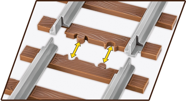 Конструктор Cobi Локомотив DR BR Class 52 Ексклюзивний набір, масштаб 1:35, 2623 деталей (COBI-6280) - Pampik - 9