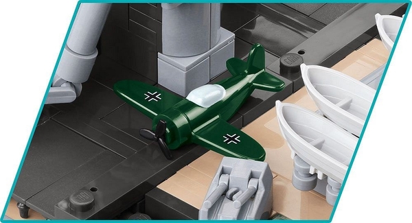 Конструктор Cobi Лінкор Тірпіц, масштаб 1:300, 2810 деталей (COBI-4839) - Pampik - 9