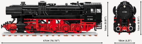 Конструктор Cobi Локомотив DR BR Class 52, масштаб 1:35, 1723 детали (COBI-6283) - Pampik - 10