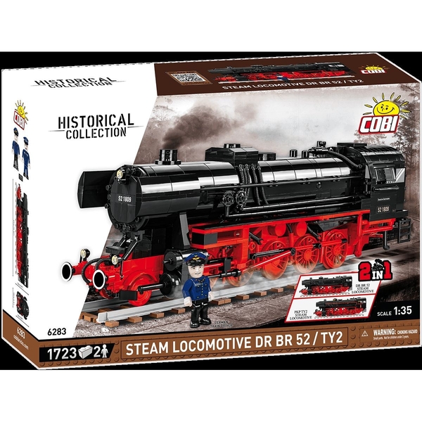 Конструктор Cobi Локомотив DR BR Class 52, масштаб 1:35, 1723 детали (COBI-6283) - Pampik