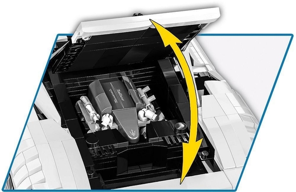 Конструктор Cobi Мазерати MC20, масштаб 1:12, 2269 деталей (COBI-24335) - Pampik - 9