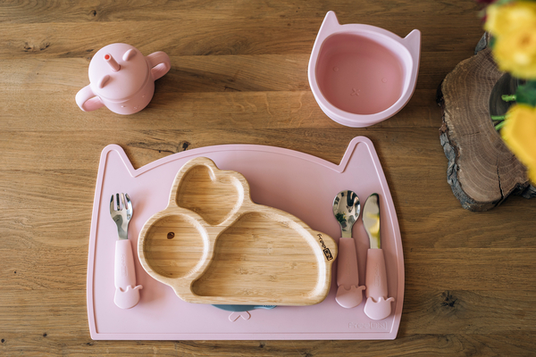 Силиконовый коврик для кормления FreeOn Kitty, розовый (46385) - Pampik - 3