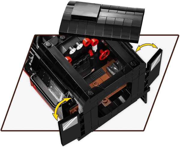 Конструктор Cobi Локомотив DR BR Class 52 Ексклюзивний набір, масштаб 1:35, 2623 деталей (COBI-6280) - Pampik - 8