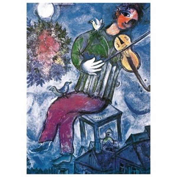 Пазл EuroGraphics Синій скрипаль, Марк Шагал, 1000 елементів (6000-0852) - Pampik - 2