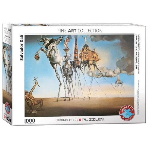 Пазл EuroGraphics Спокуса святого Антонія, Сальвадор Далі, 1000 елементів (6000-0847) - Pampik