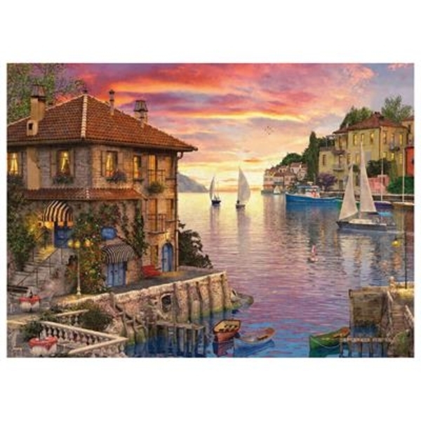 Пазл EuroGraphics Середземноморська гавань, Домінік Девісон, 1000 елементів (6000-0962) - Pampik - 2