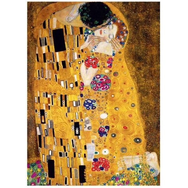 Пазл EuroGraphics Поцілунок, Густав Клімт, 1000 елементів (6000-4365) - Pampik - 2