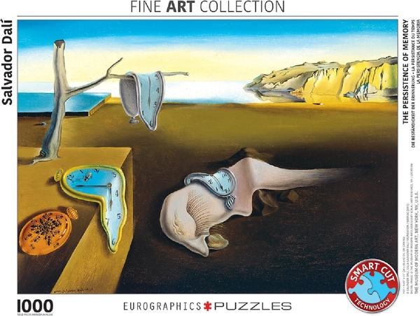 Пазл EuroGraphics Сталість пам'яті, Сальвадор Далі, 1000 елементів (6000-0845) - Pampik - 2