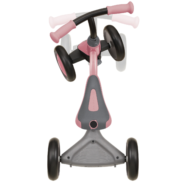 Беговел Globber Learning bike 3 в 1 Deluxe, пастельно-розовый (639-211) - Pampik - 12