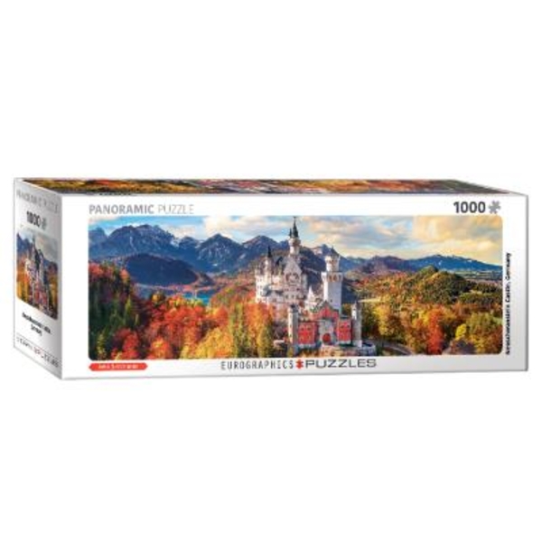 Пазл EuroGraphics Нойшванштайн восени, панорамний, 1000 елементів (6010-5444) - Pampik