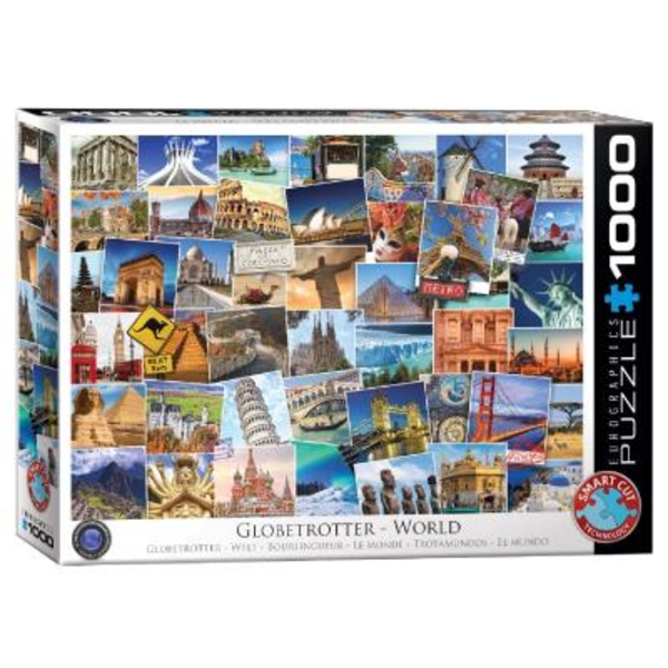 Пазл EuroGraphics Дорогами світу, 1000 елементів (6000-0751) - Pampik