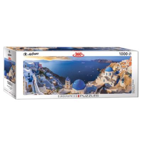 Пазл EuroGraphics Санторіні Греція, панорамний, 1000 елементів (6010-5300) - Pampik