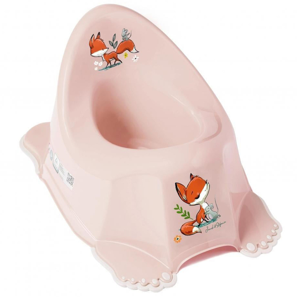 Горщик Tega Baby Forest Fairytale антиковзкий, світло-рожевий (FF-001-107) - Pampik