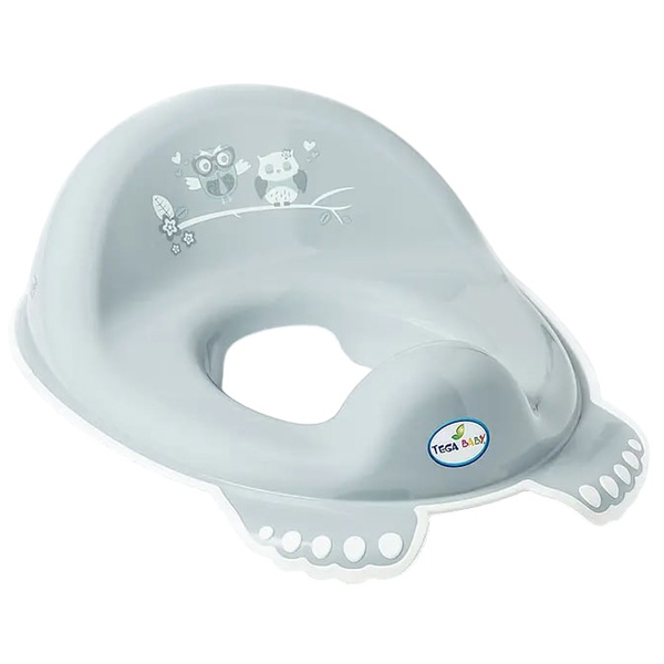 Накладка на унітаз Tega Baby Owls, сірий (SO-002-106) - Pampik