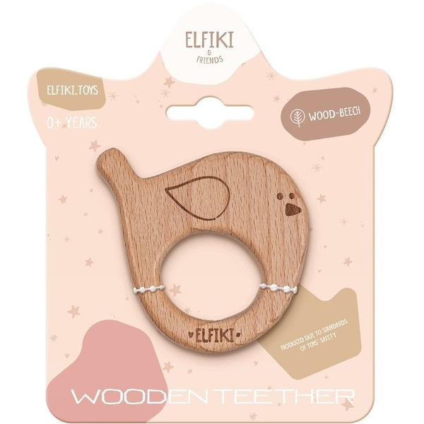 Гризунець дерев'яний Elfiki Пташка Піпо (ІГ-0130) - Pampik