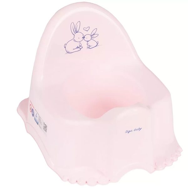Горшок Tega Baby Bunny, розовый (KR-007-104) - Pampik