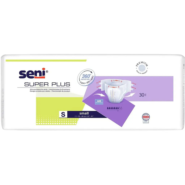 Підгузки для дорослих Seni Super Plus Small 1, 30 шт. - Pampik