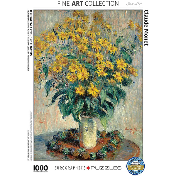 Пазл EuroGraphics Топинамбур. Клод Оскар Моне, 1000 элементов (6000-0319) - Pampik - 3